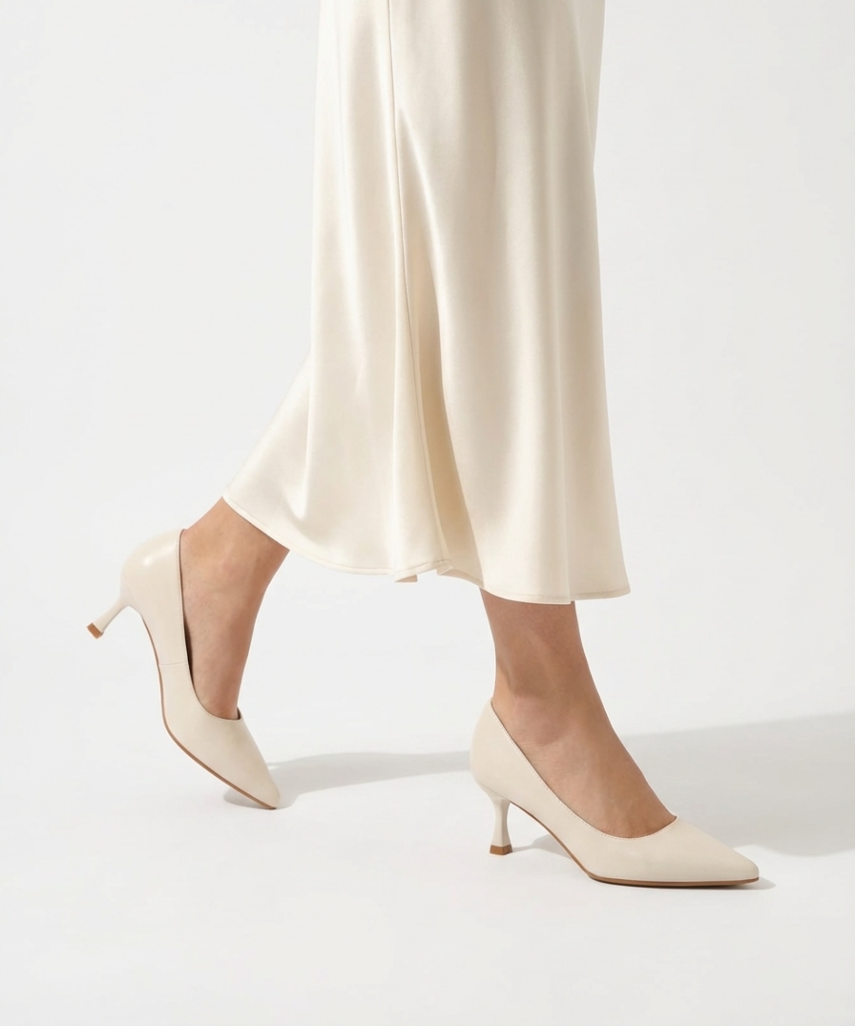 Sapato de salto fino